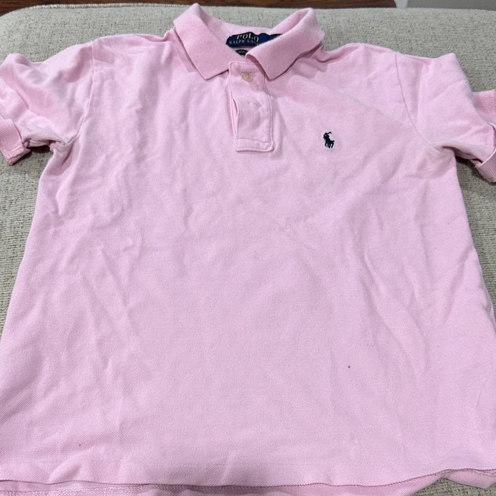 Ralph Lauren Light Pink Polo Shirt